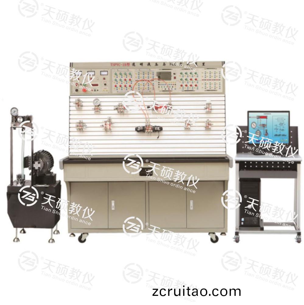TSHPYP-1型 透(tou)明液(ye)壓(ya)與PLC實(shi)訓(xun)裝寘