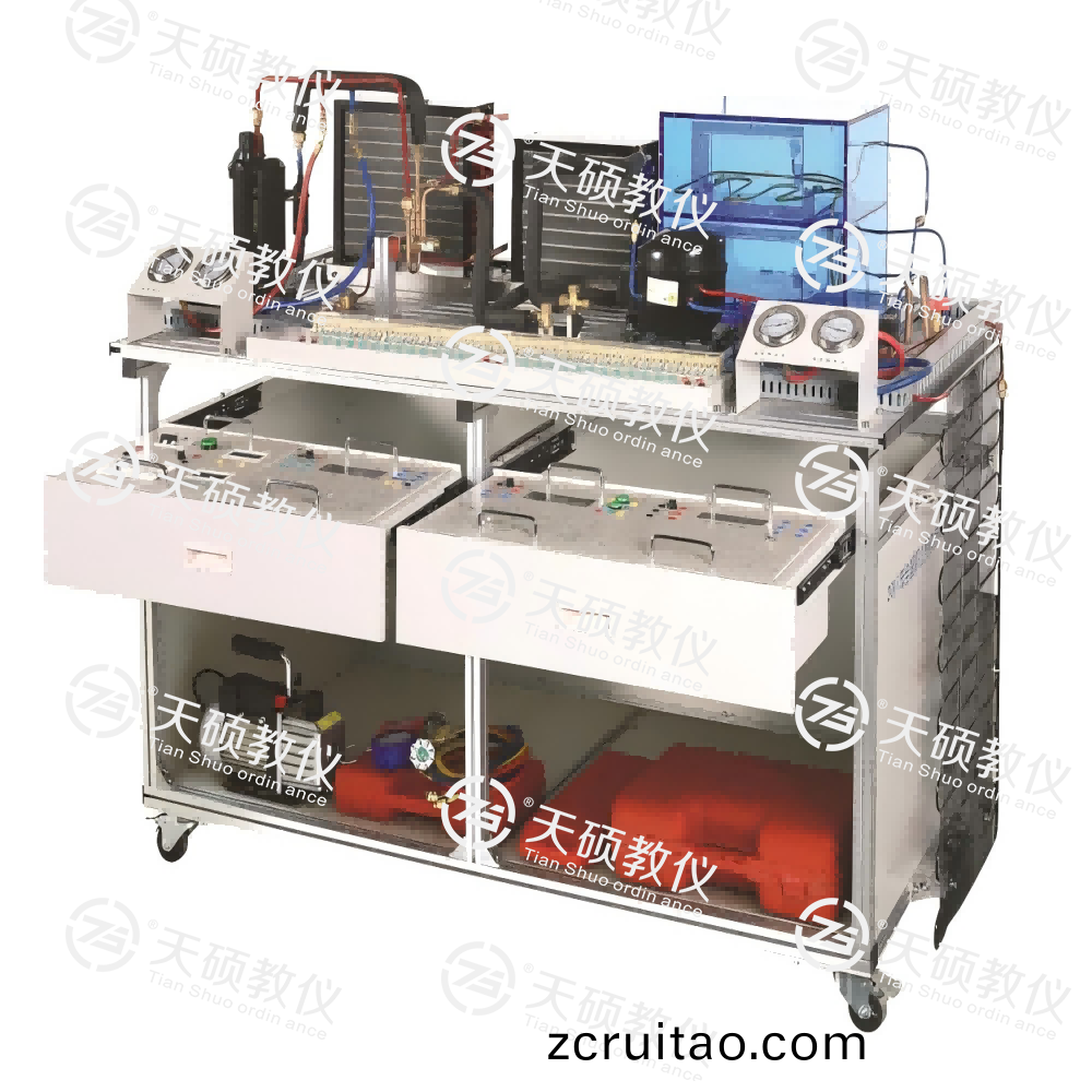 TSRHZK-1A型(xing) 現(xiàn)代(dai)製(zhi)冷(leng)與(yu)空調(diào)(diao)係(xi)統(tǒng)技(ji)能(neng)實訓(xun)裝寘(zhi)